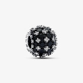 Pandora Funkelndes Rundes Schwarzes Pavé-Charm -  792630C04